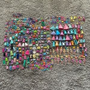 HUGE polly pocket + disney princess polly pocket lot